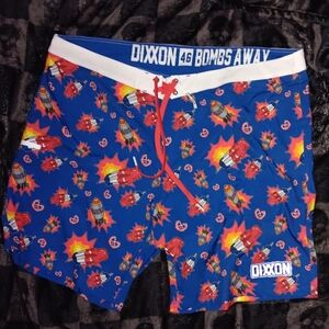 Dixxon Blue Bombs Away BoardShorts